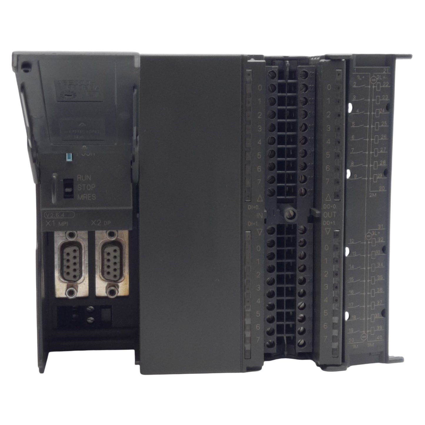 Used Siemens 6ES7 313-6CF03-0AB0 Simatic S7-300 PLC I/O Module, 16-Channel, 24VDC