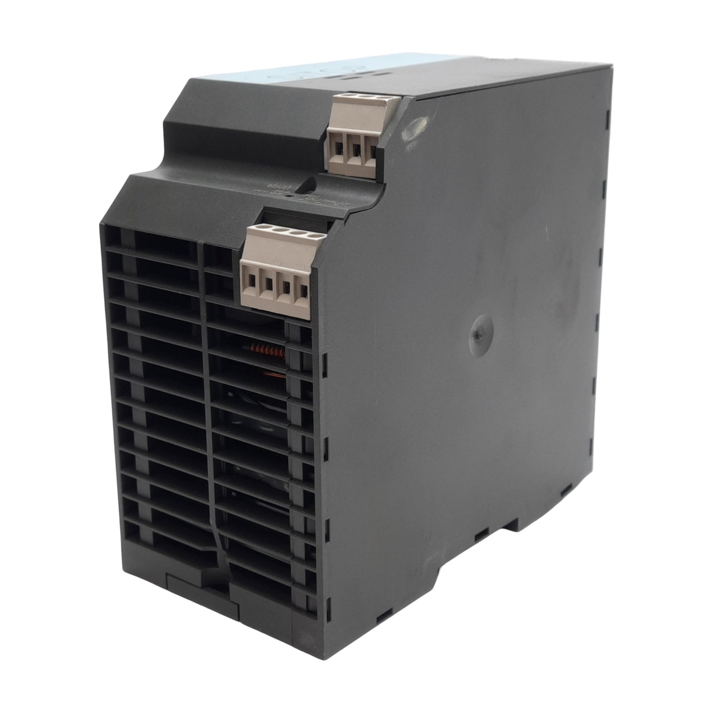 Used Siemens 6EP1 334-2BA01 PLC Power Supply 120/230VAC Input, 24VDC Output, DIN Rail