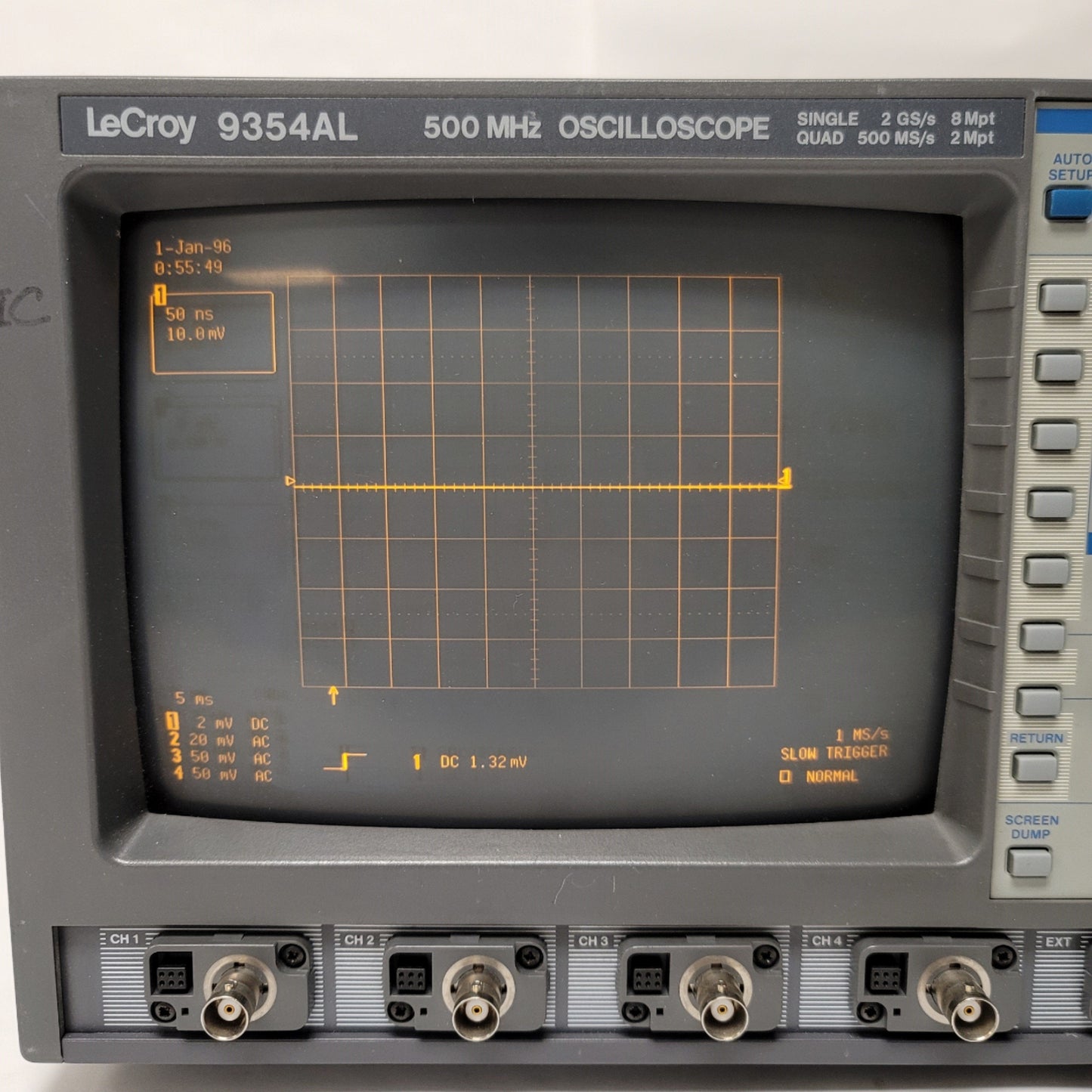 Used LeCroy 9354AL Digital Oscilloscope 4-Channel, 500MHz, 2GSa/s, Monochrome CRT