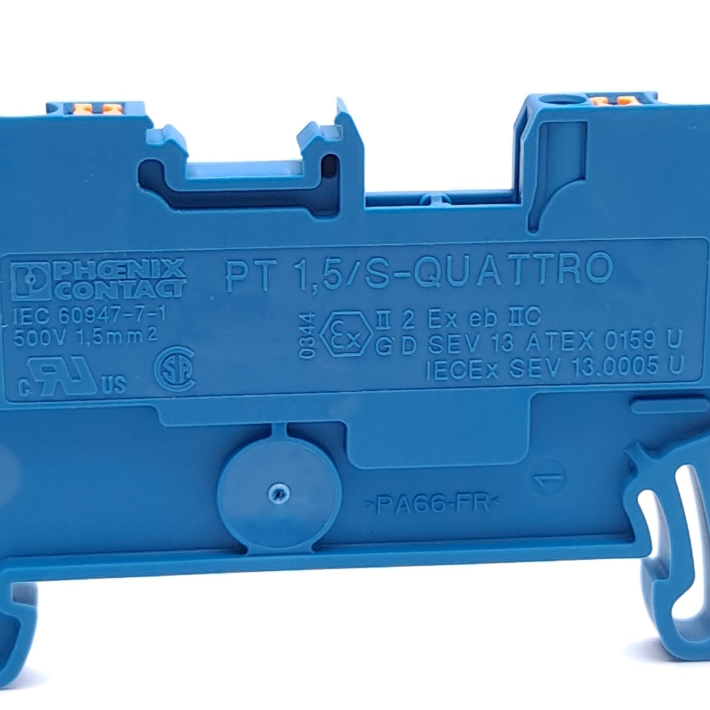 New – Open box Lot of 20 Phoenix Contact PT 1,5/S-QUATTRO BU 3208208 Terminal Block, 1-Level