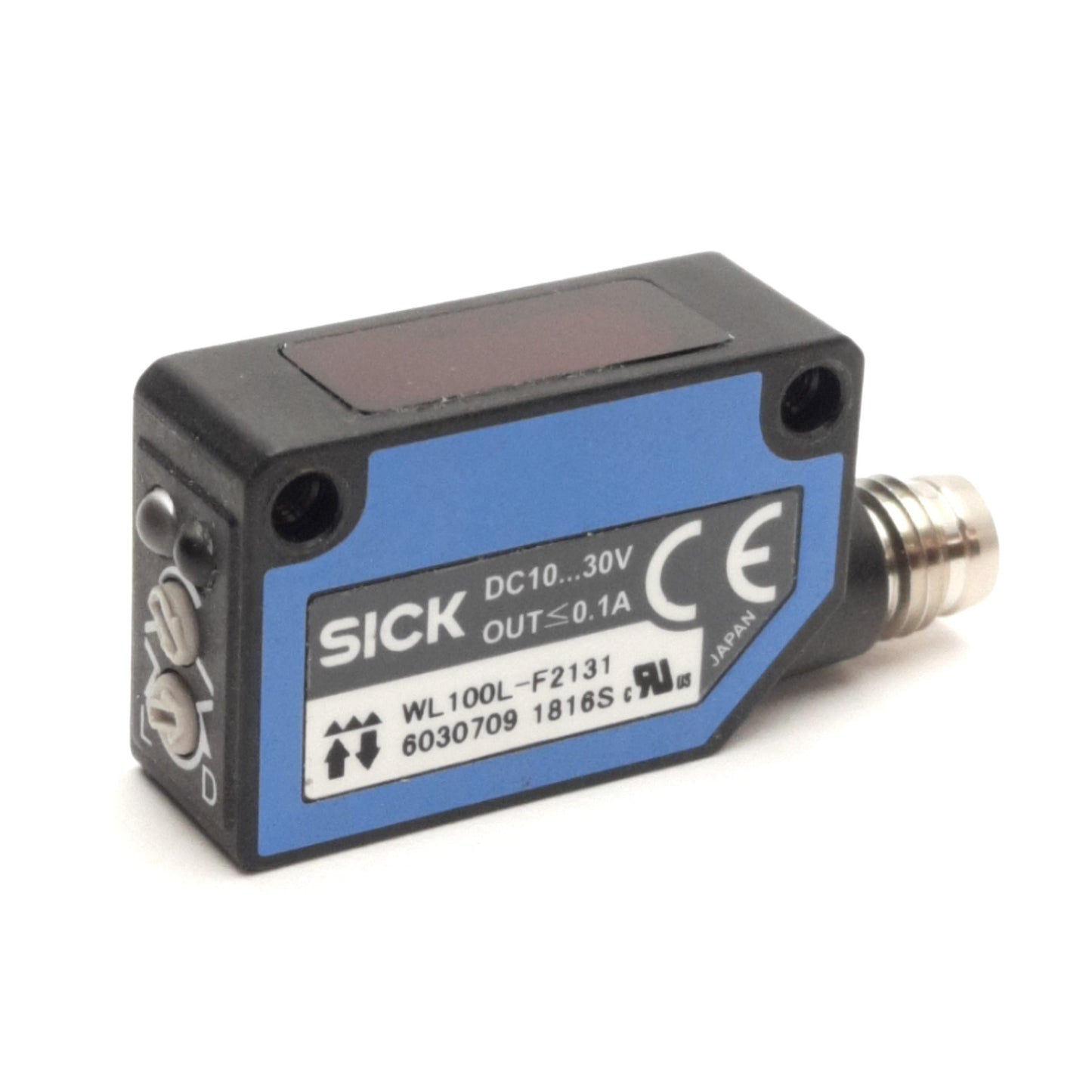 New – Open box SICK WL100L-F2131 Photoelectric Sensor 0.08 to 10m Range, 10-30VDC, PNP Output