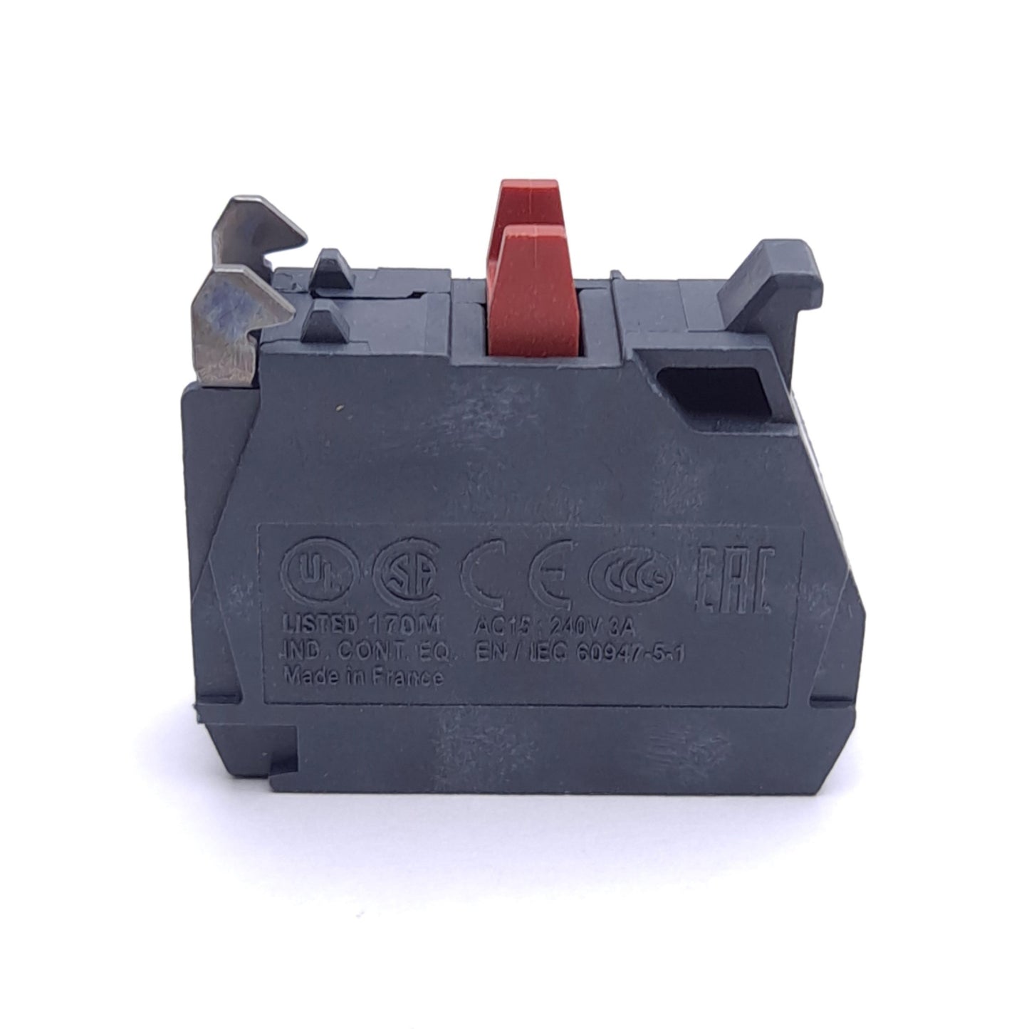 New – Open box Lot of 10 Schneider Electric ZBE102 Contact Block, 1 NC, For 22mm Pushbutton