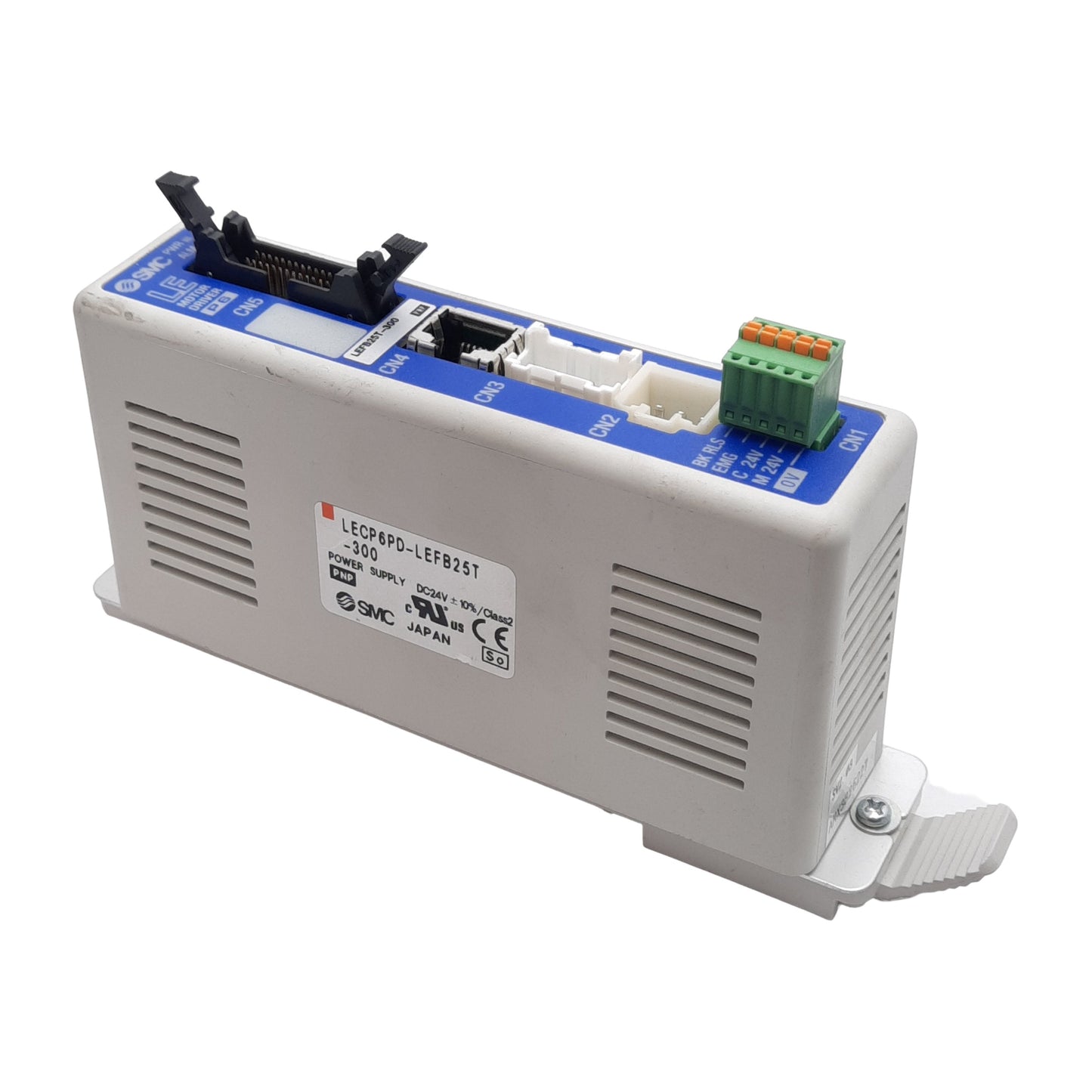 Used SMC LECP6PD-LEFB25T-300 Stepper Motor Controller, 24VDC, PNP Parallel I/O
