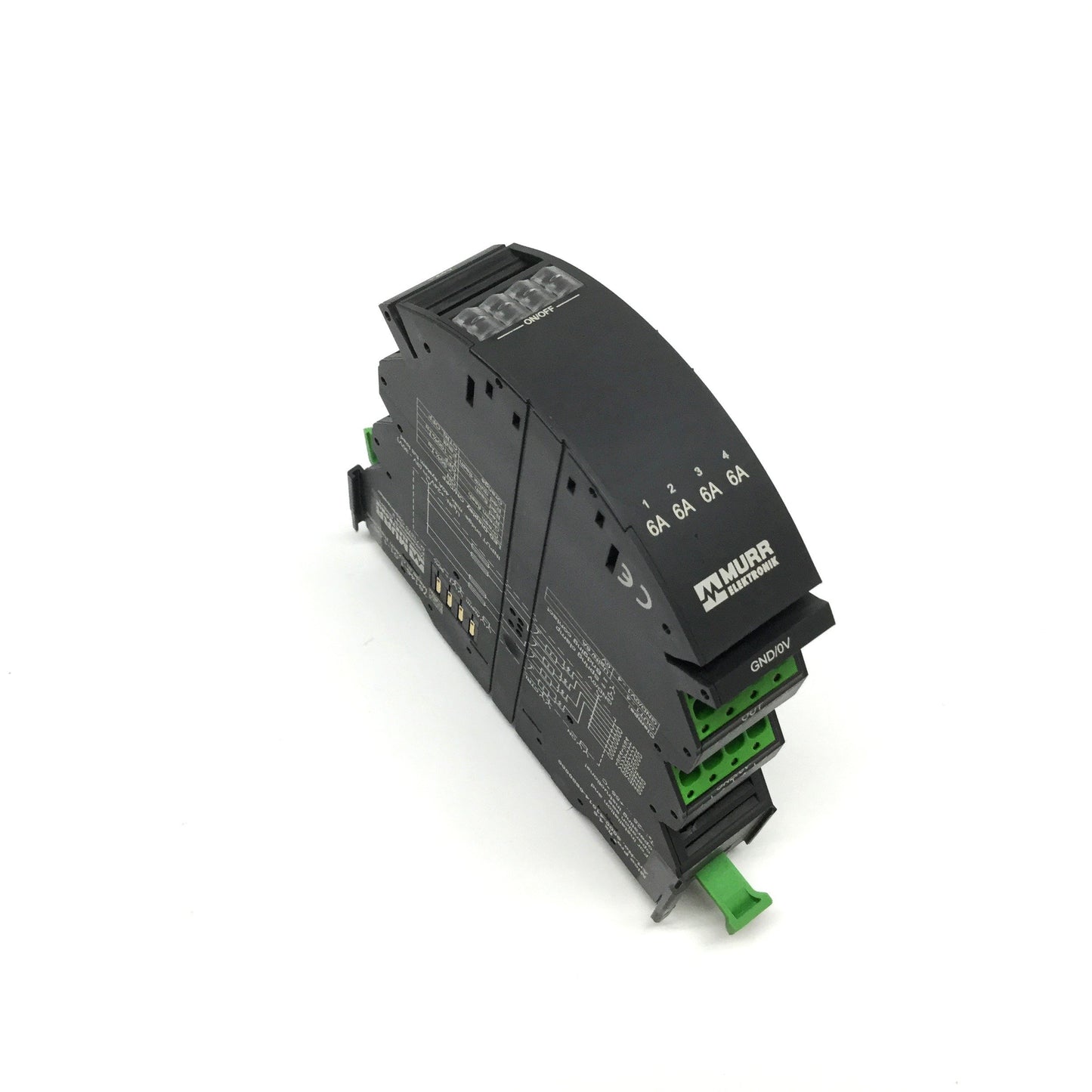Used Murr 9000-41014-0600000 Mico Pro fix 4.6 Electronic Circuit Protector, 4-Channel