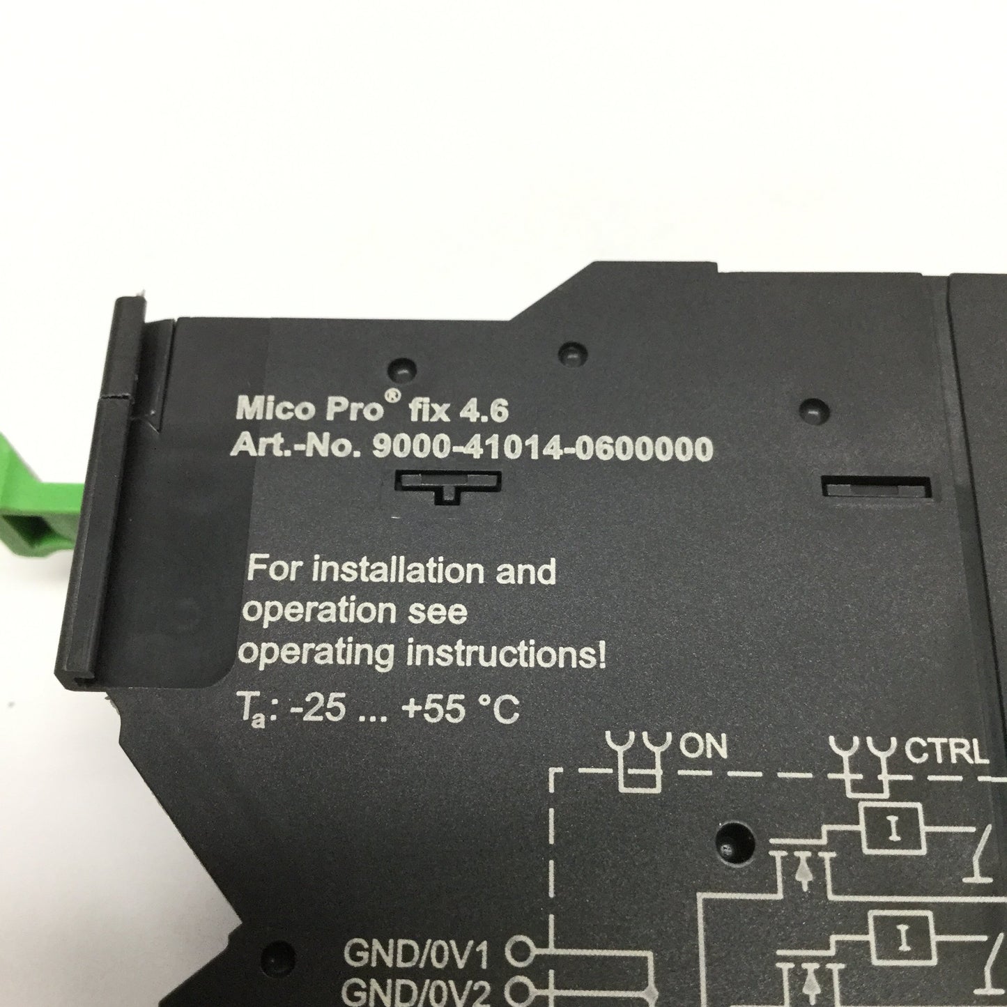 Used Murr 9000-41014-0600000 Mico Pro fix 4.6 Electronic Circuit Protector, 4-Channel