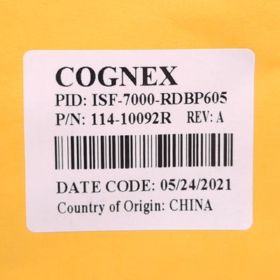 New Cognex ISF-7000-RDBP605 114-100922 Bandpass Filter, Red, For ISL-7000-RD