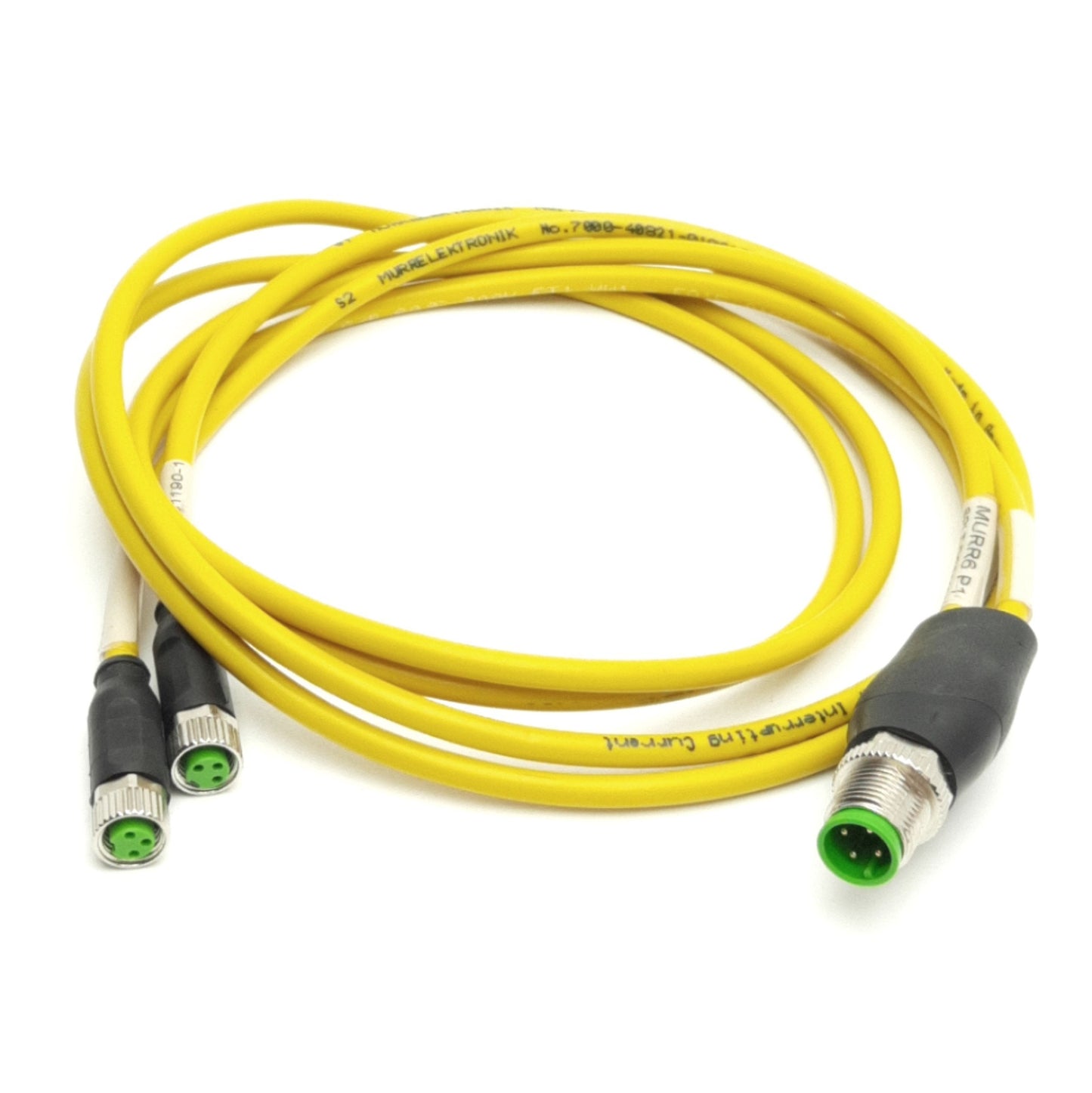 New – Open box Murr Elektronik 7000-40821-0100100 Y-Distributor M12-M 4-Pin to (x2) M8-F 3-Pin