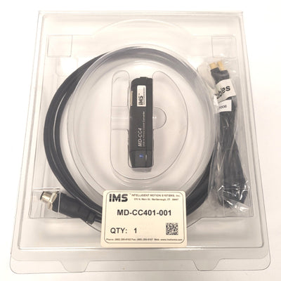 New IMS MD-CC401-001 Communication Converter 5-Pin M12 To USB For Mdrive Motors