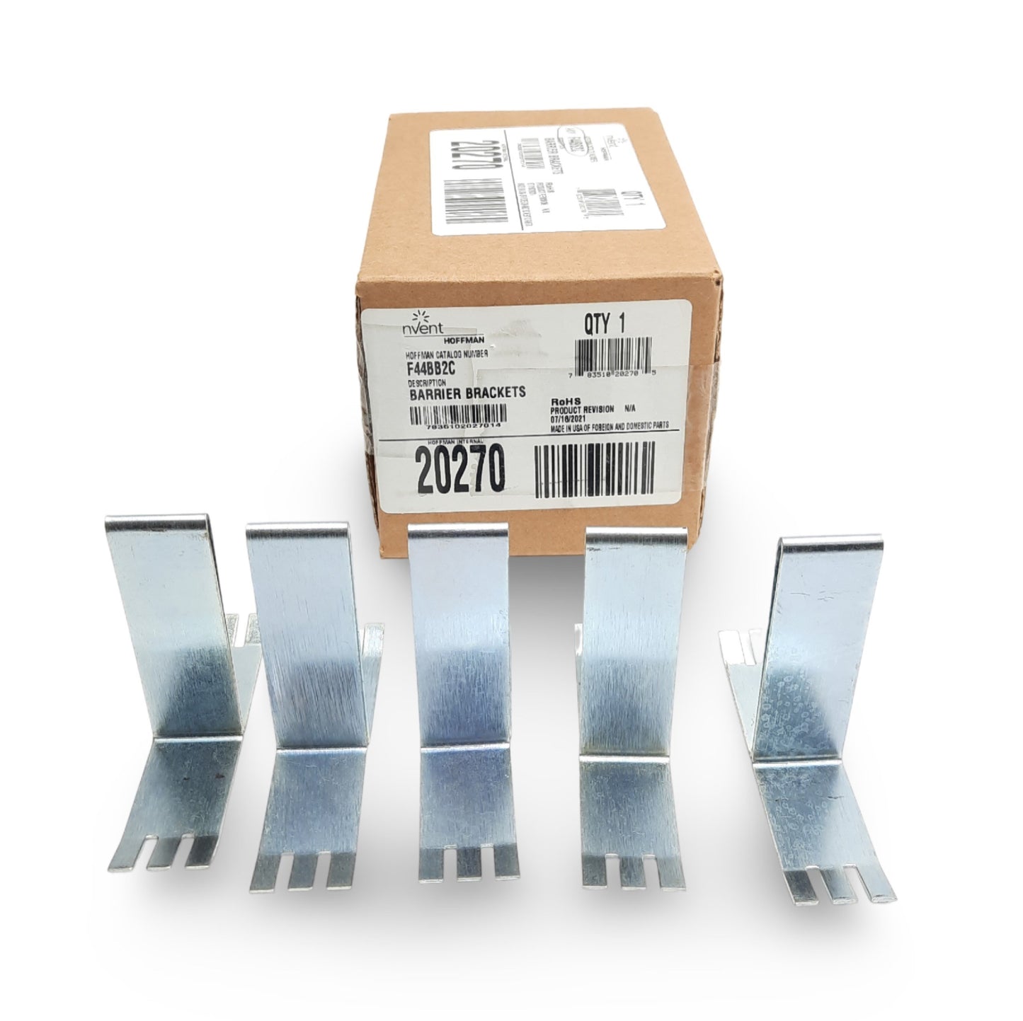 New Nvent Hoffman F44BB2C 2-Compartment Barrier Kit, 3Ft, 4in x 4in x 1in Dimensions