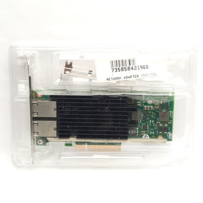 New Intel X540T2BLK Converged Network Adapter, PCIe to (x2) RJ45, Up to 10GbE