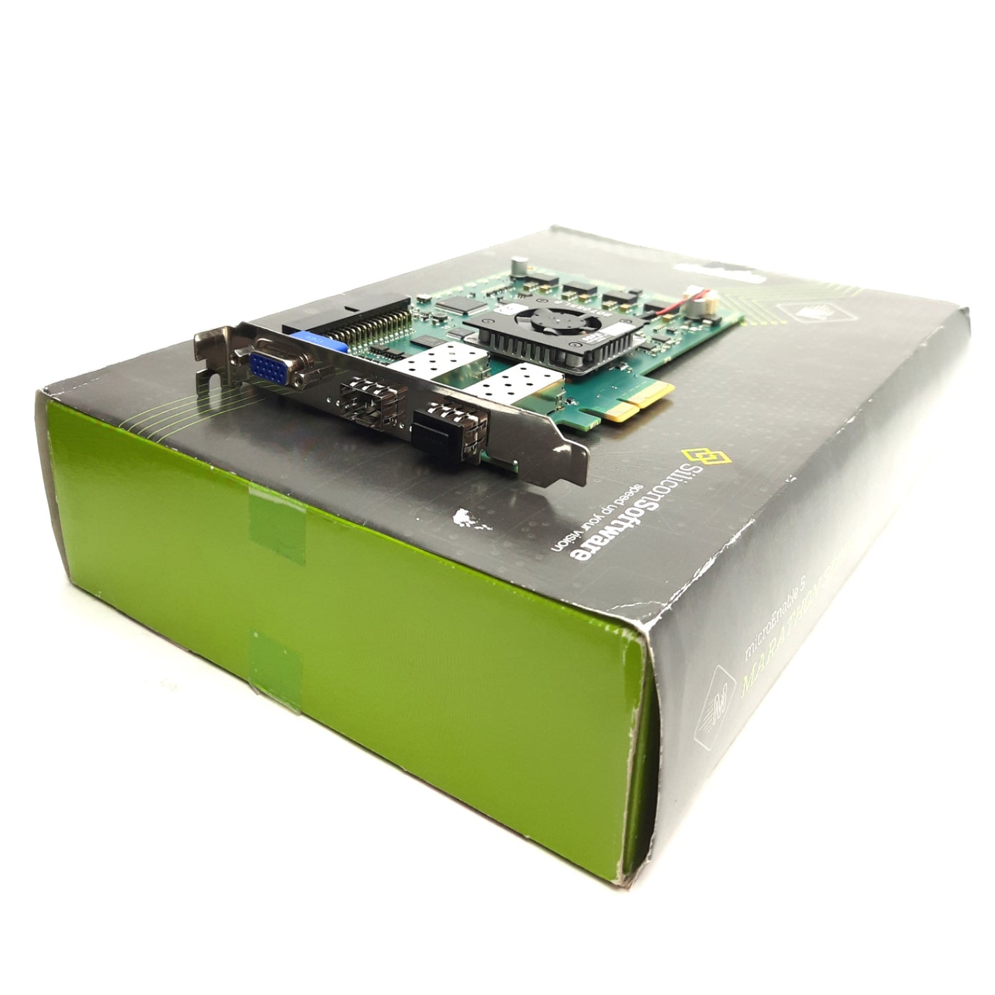 New Silicon Software 150701 microEnable 5 Marathon AF2 Frame Grabber, PCIe, x2 SFP