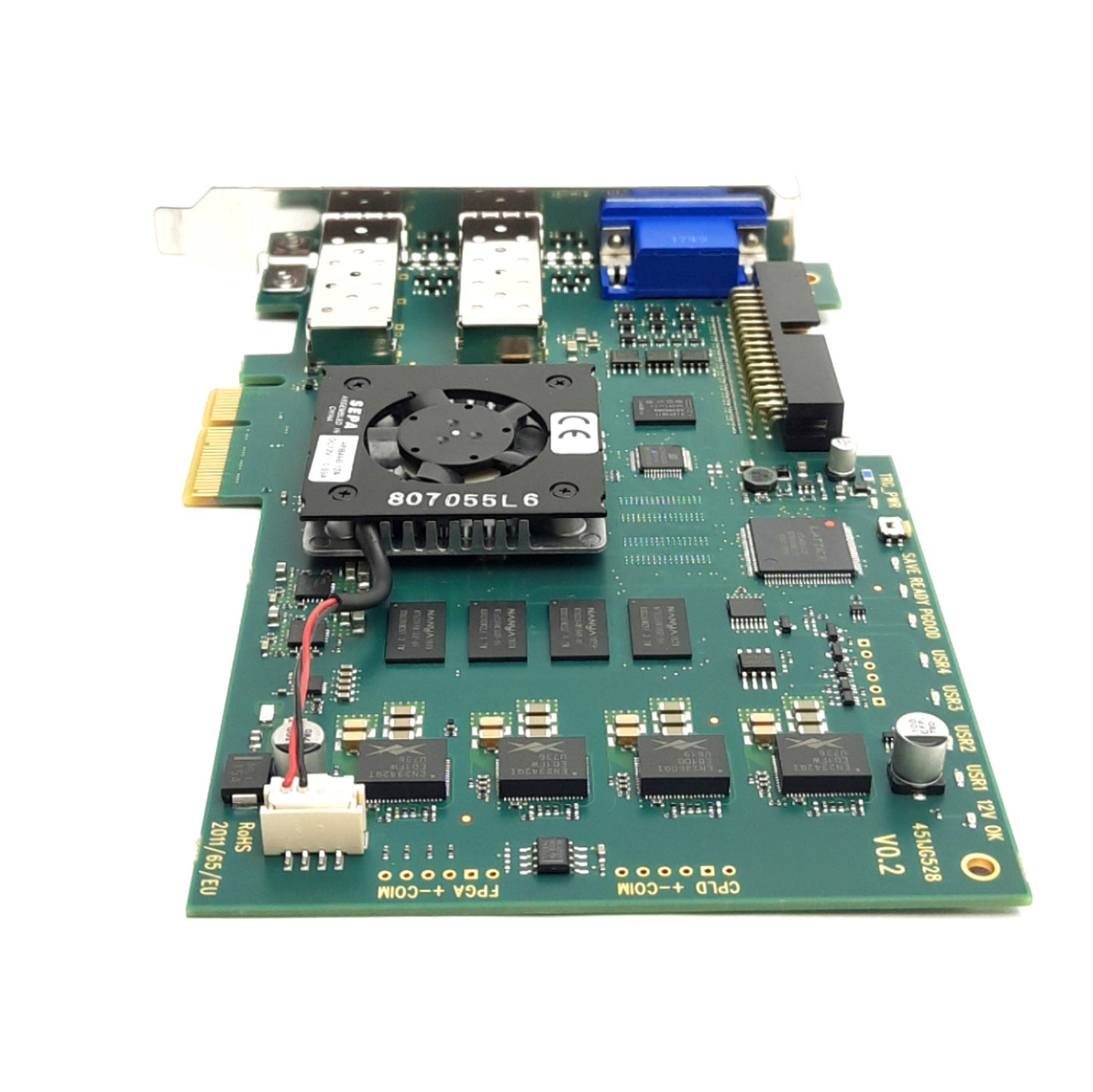 New Silicon Software 150701 microEnable 5 Marathon AF2 Frame Grabber, PCIe, x2 SFP