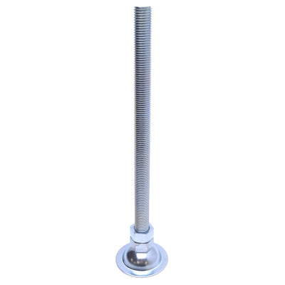 New – Open box Misumi NFJNF20-300 Leveling Mount, Stainless Steel, ø75mm Base, 300mm Length