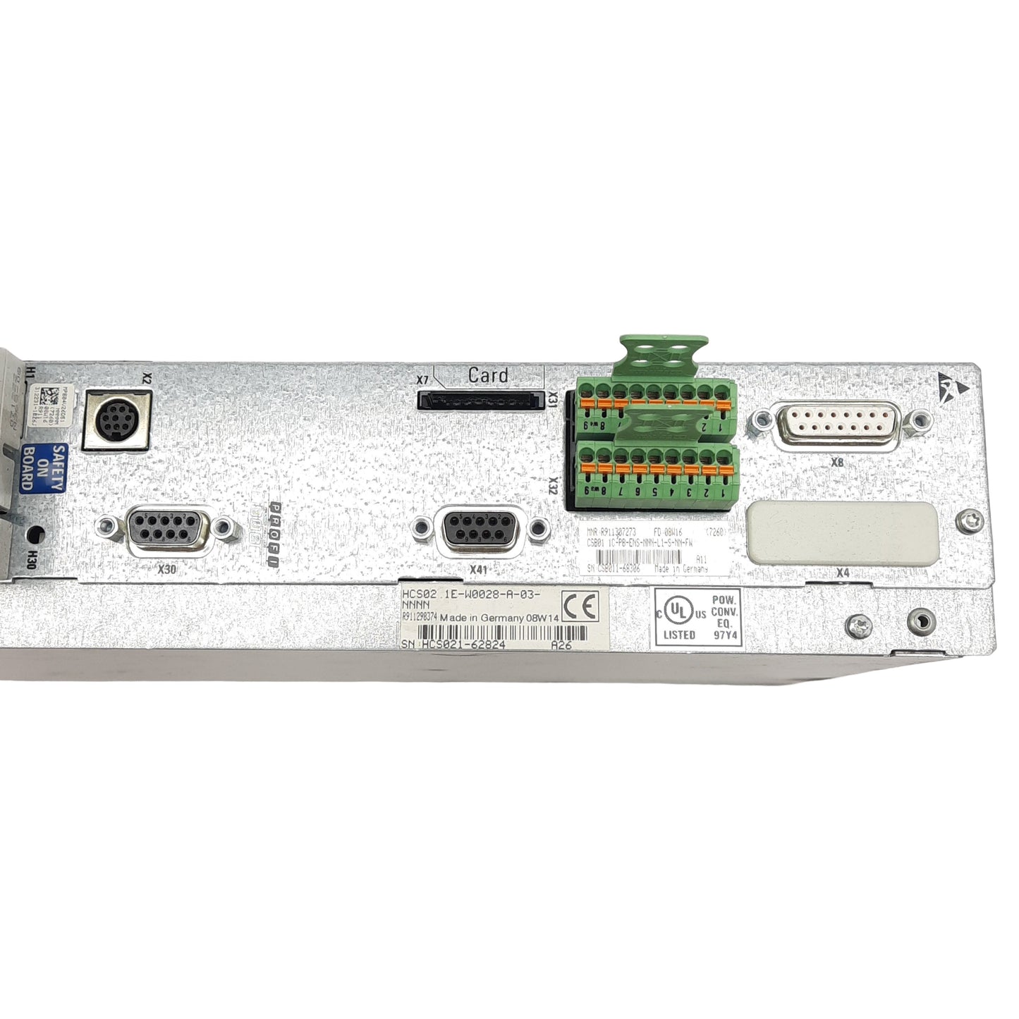 Used Rexroth HCS02.1E-W0028-A-03-NNNN + CSB01.1C-PB-ENS-NNN-L1-S-NN-FW IndraDrive