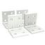 New Lot of 4 80/20 4114 Extrusion Angle Bracket 10 Series 8-Hole, 2in x 2in x 1.88in