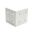 New Lot of 4 80/20 4114 Extrusion Angle Bracket 10 Series 8-Hole, 2in x 2in x 1.88in