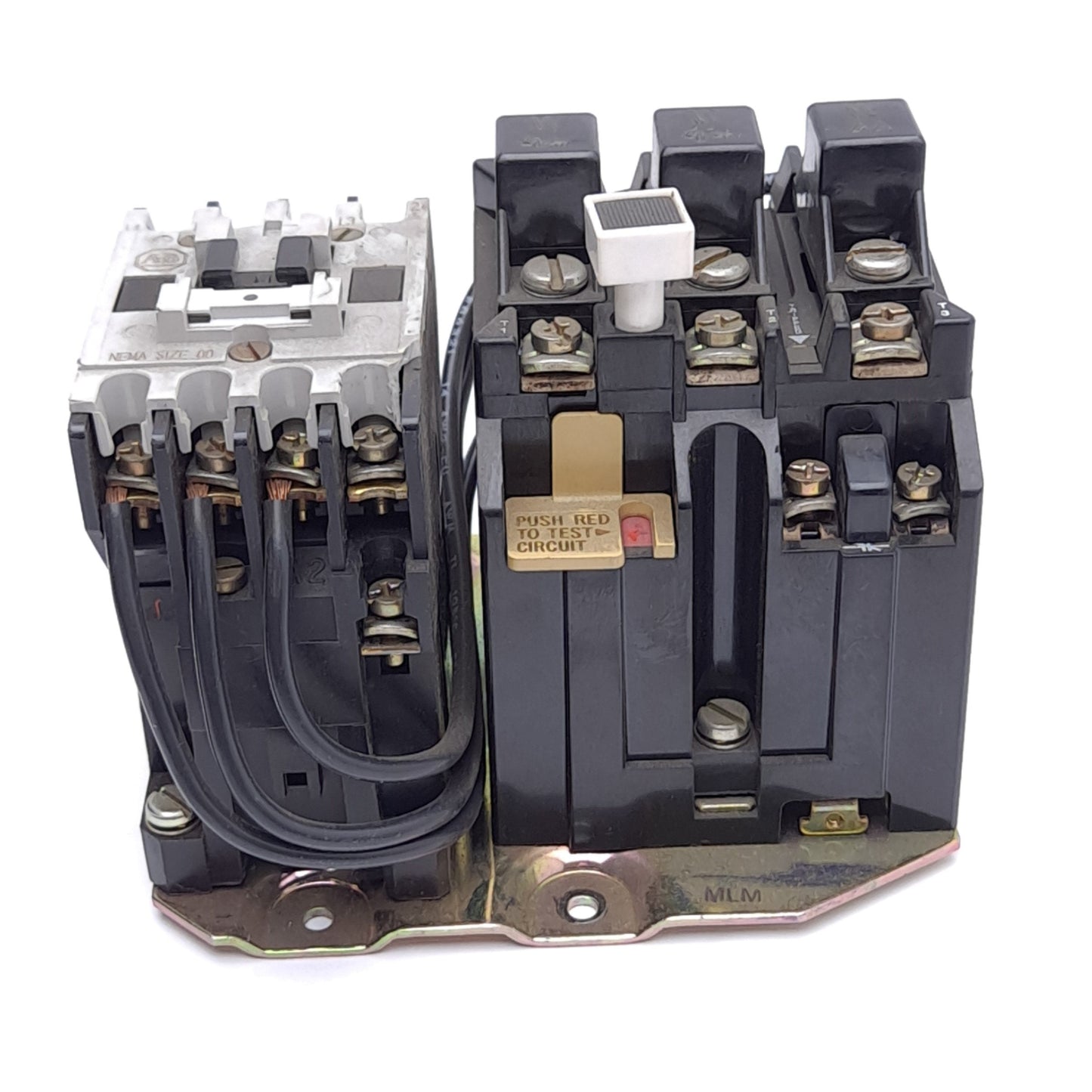 Used Allen Bradley 509-TOD Full Voltage Starter, Size 00, 120VAC Coil, 600VAC 9A