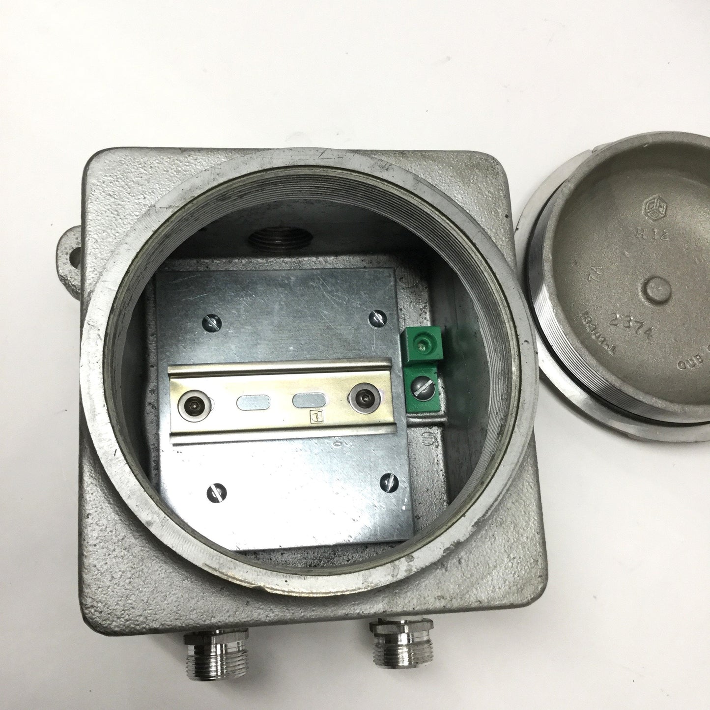 Used Crouse-Hinds GUB01 Explosion Proof Enclosure Junction Box 6.5 x 7 x 5.75"