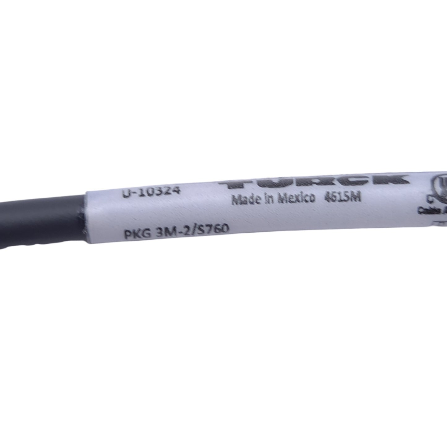 New Lot of 2 Turck PKG 3M-2/S760 U-10324 Cable, M8 3-Pin Female, 2m Length