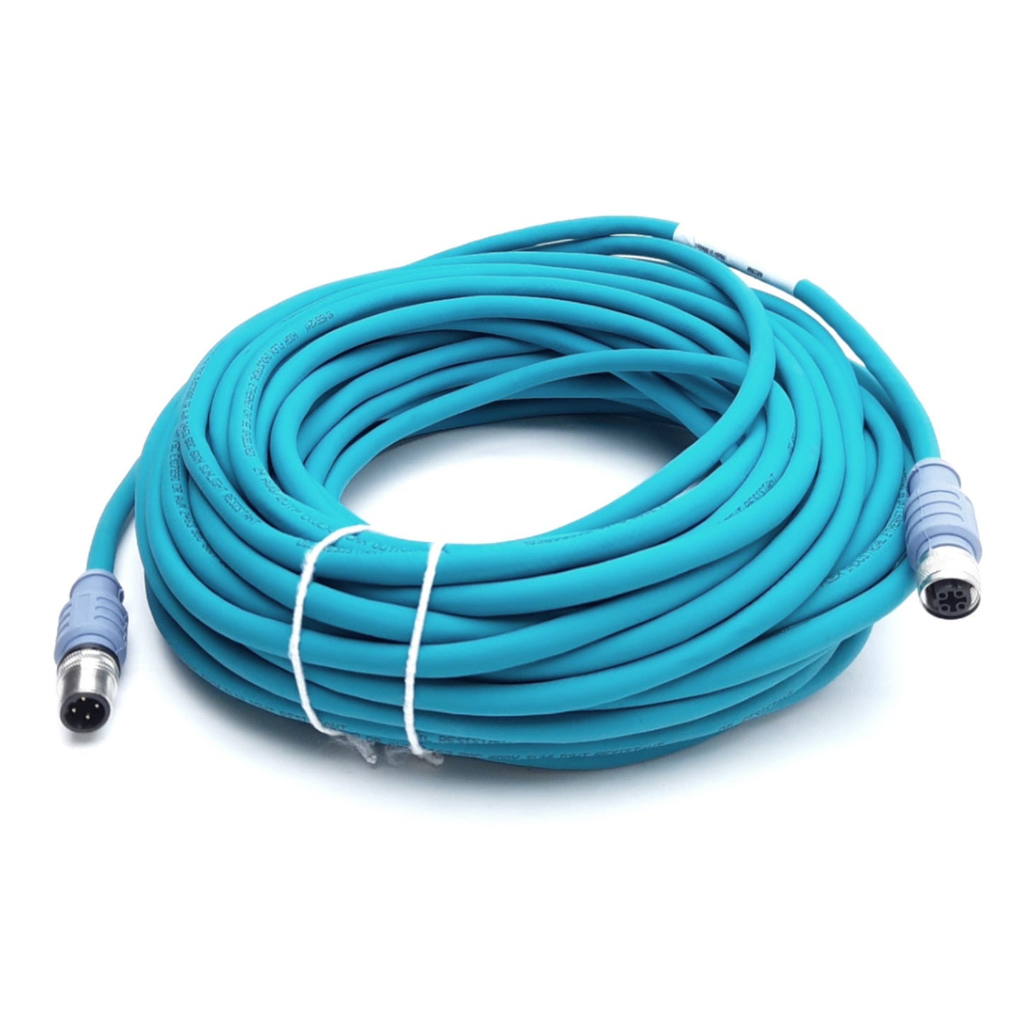 New Turck RSSD RKSD 441-20M Double Ended Cordset M12 4-Pin Male to Female 20m Length