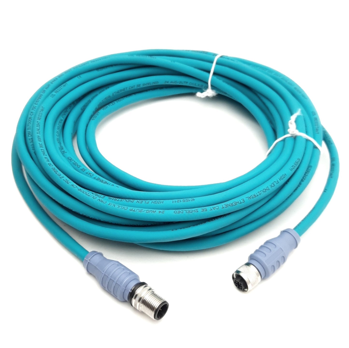 New Turck RSSD RKSD 441-9M Double Ended Cordset M12 4-Pin Male to Female 9m Length