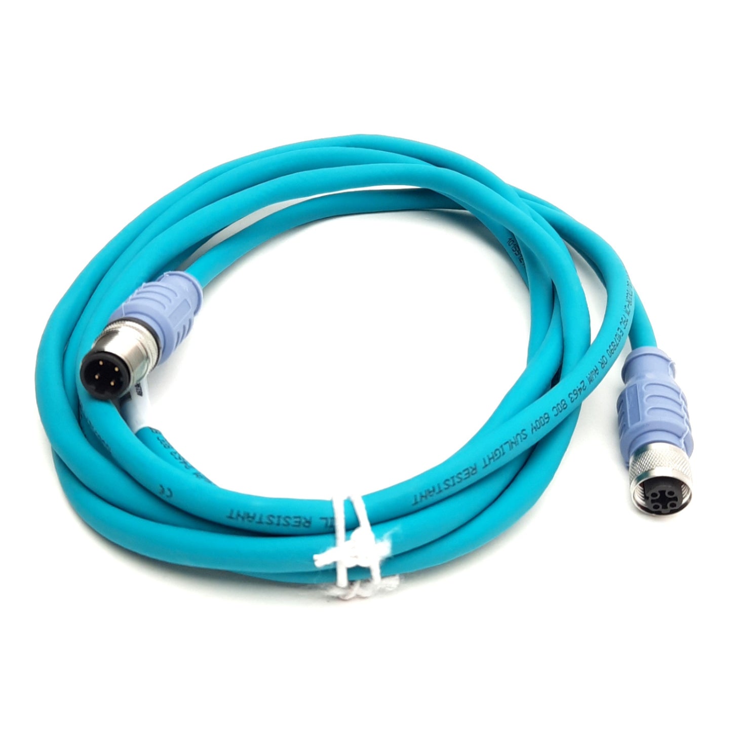 New Turck RSSD RKSD 441-2.5M Double Ended Cordset M12 4-Pin M to F 2.5m Length