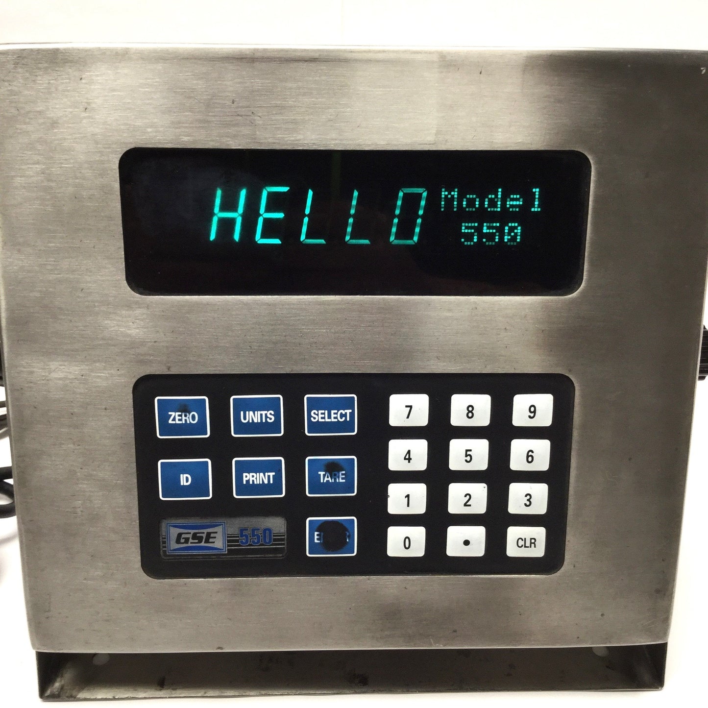 Used GSE 550 200550-00000 Programmable Digital Weight Indicator 115VAC *No Scale*
