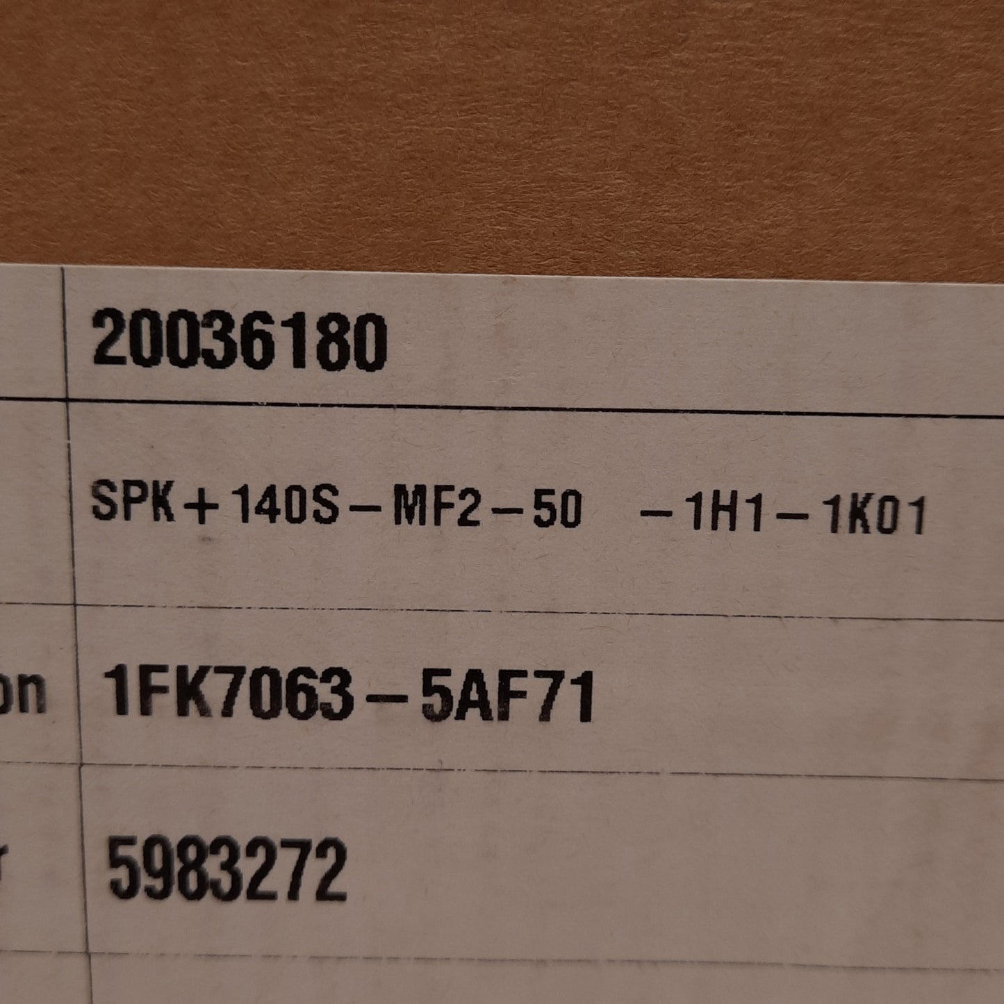 New Wittenstein SPK+140S-MF2-50-1H1-1K01 Hypoid Gearbox, 50:1, 36Nm, ø40mm Shaft