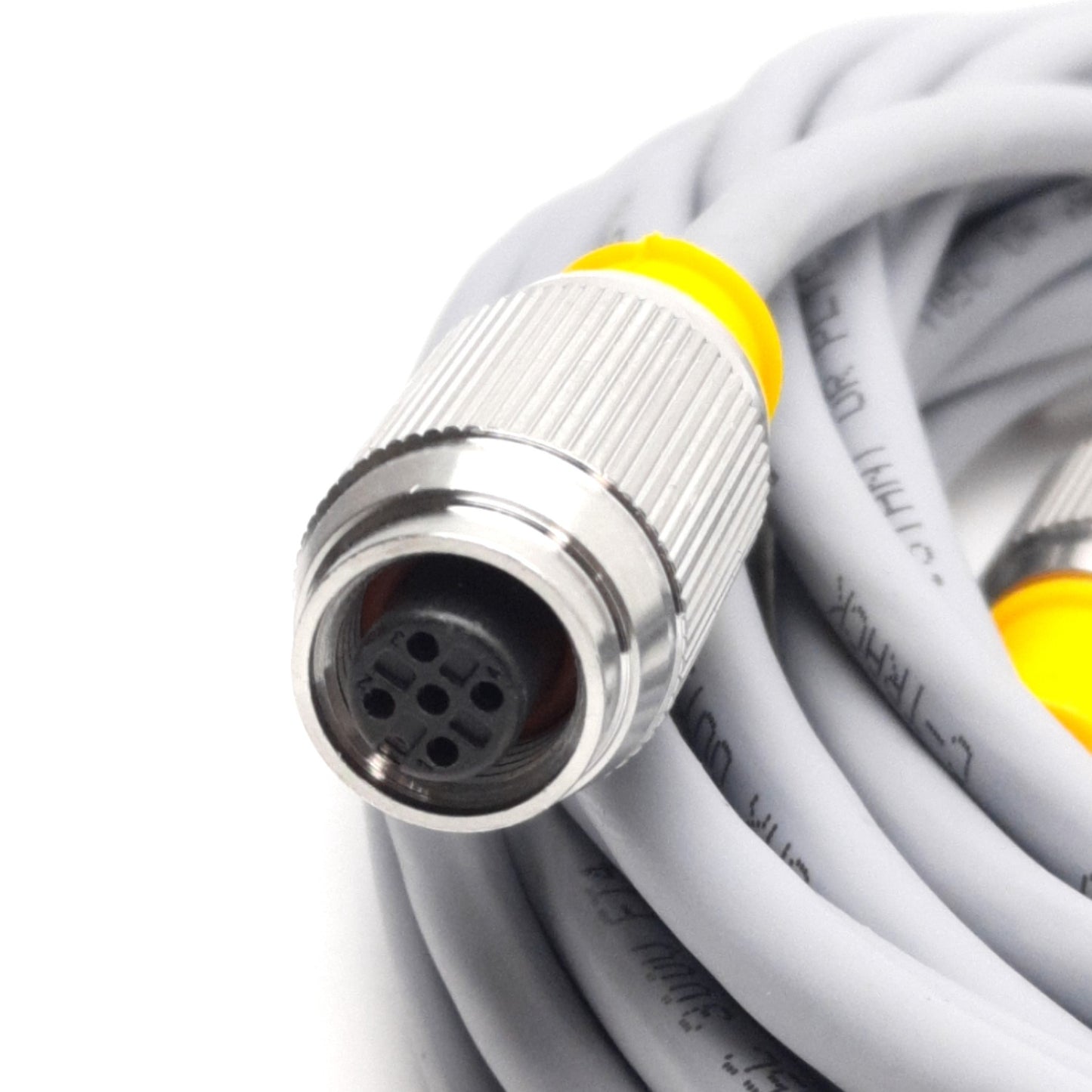 New Turck RKG4.5T-7.5-RSG4.5T Extension Sensor Cable M12 5-P Male-Female 7.5m Length