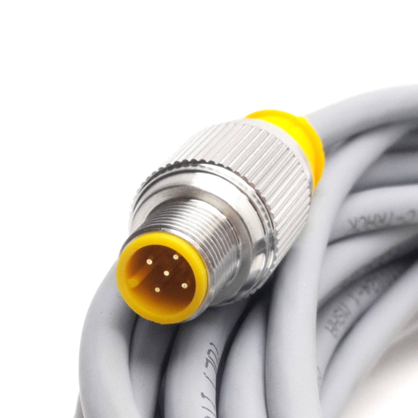 New Turck RKG4.5T-7.5-RSG4.5T Extension Sensor Cable M12 5-P Male-Female 7.5m Length