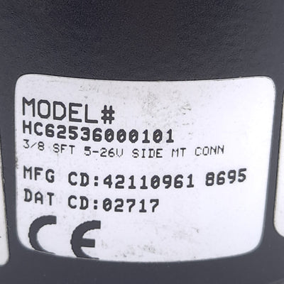 Used Dynapar HC62536000101 Incremental Encoder, 5-26VDC, 3600 PPR, ø3/8in Shaft