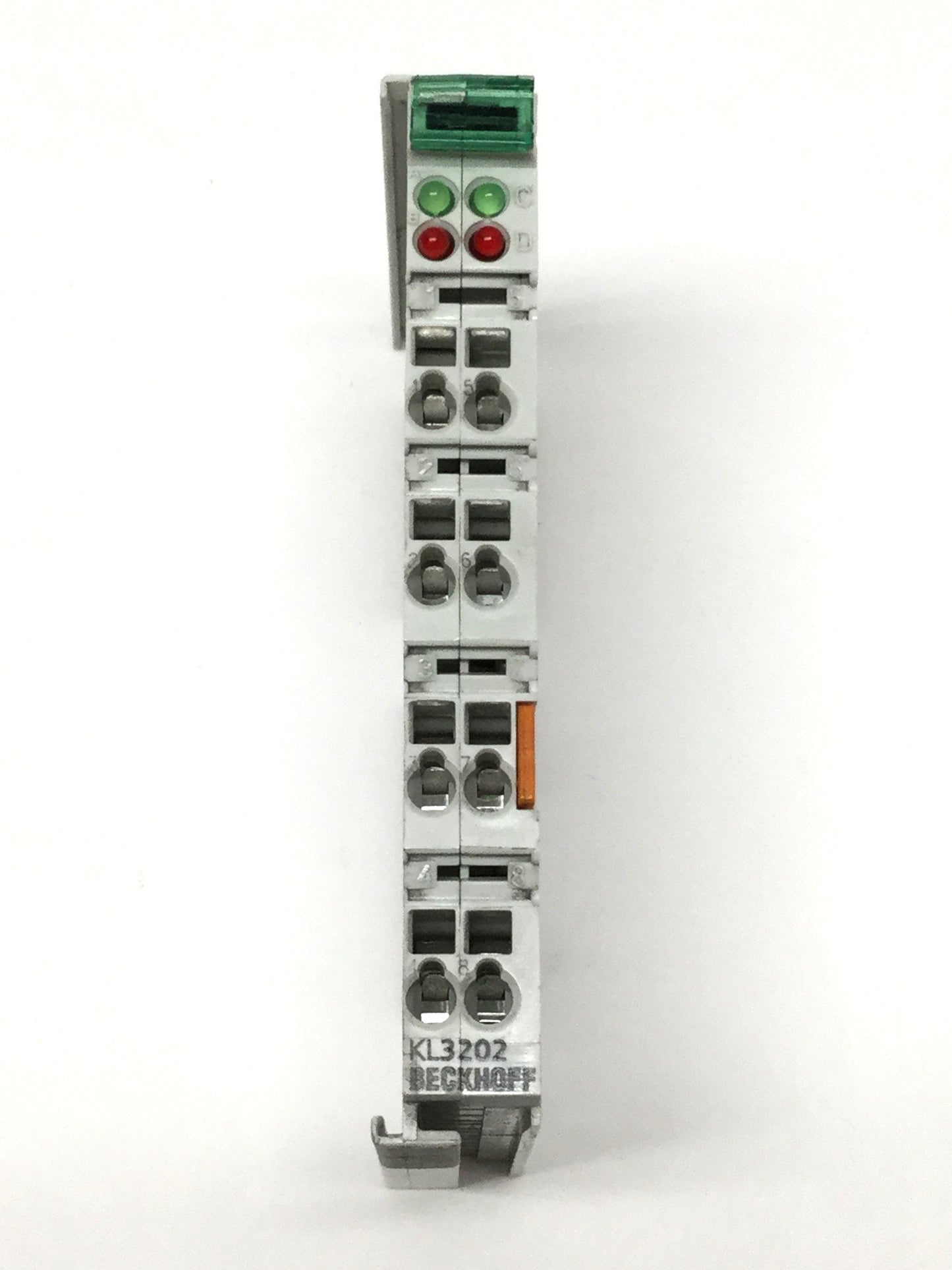 Used Beckhoff KL3202 Analog RTD Input Bus Terminal Module 2-Channel 2-/3-Wire
