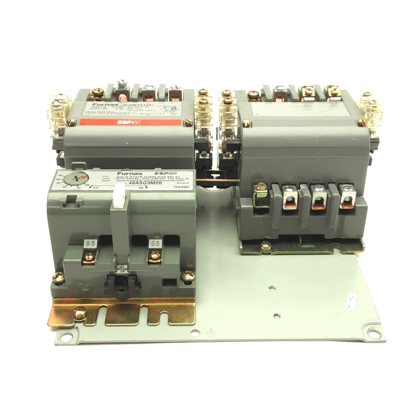 Used Siemens 48ASG3M20 Overload Relay w/ Phase Loss Circuit, 3-PH 600VAC, 40A Max