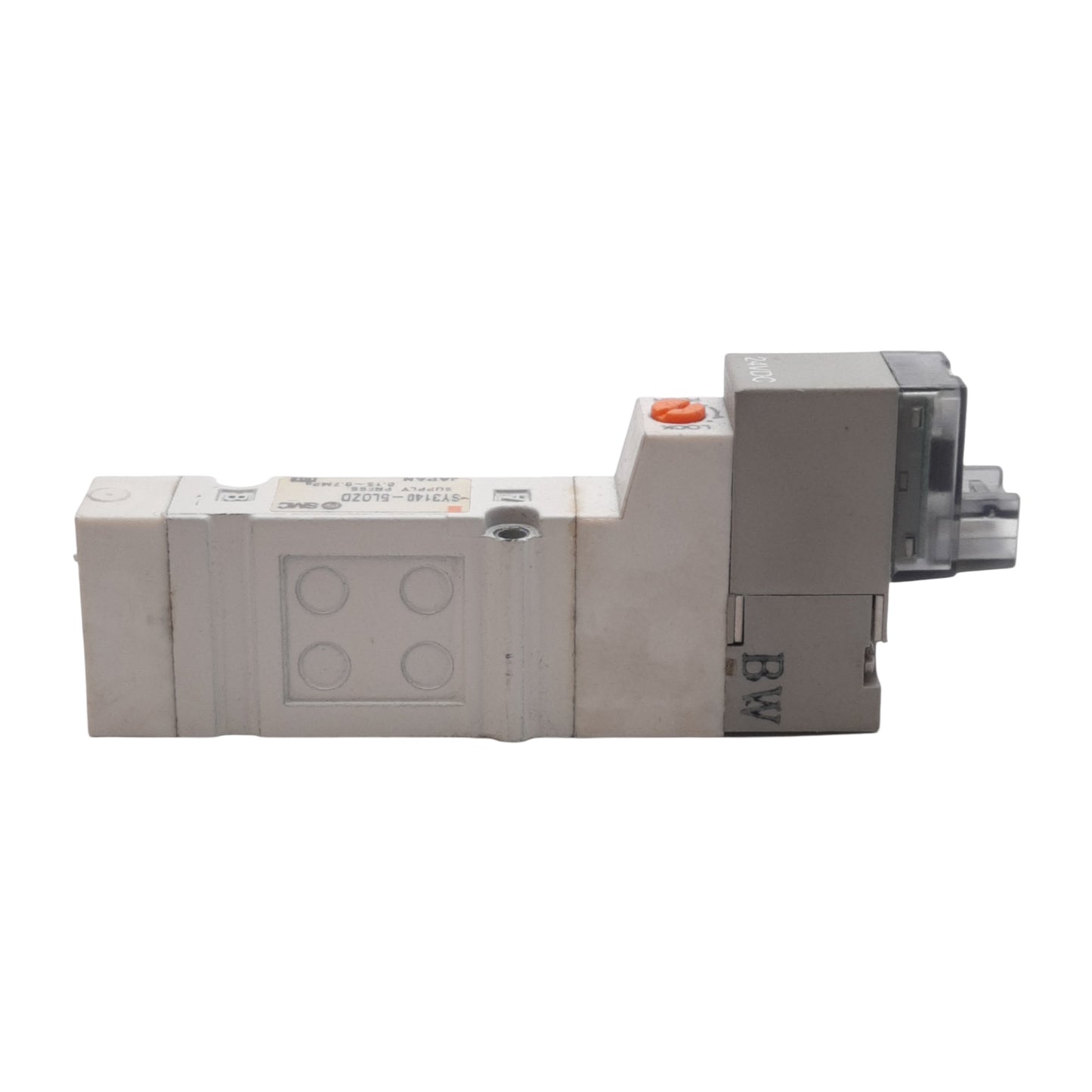 Used SMC SY3140-5LOZD Solenoid Valve, 2-Position Single, 0.15-0.7MPa, 24VDC Coil