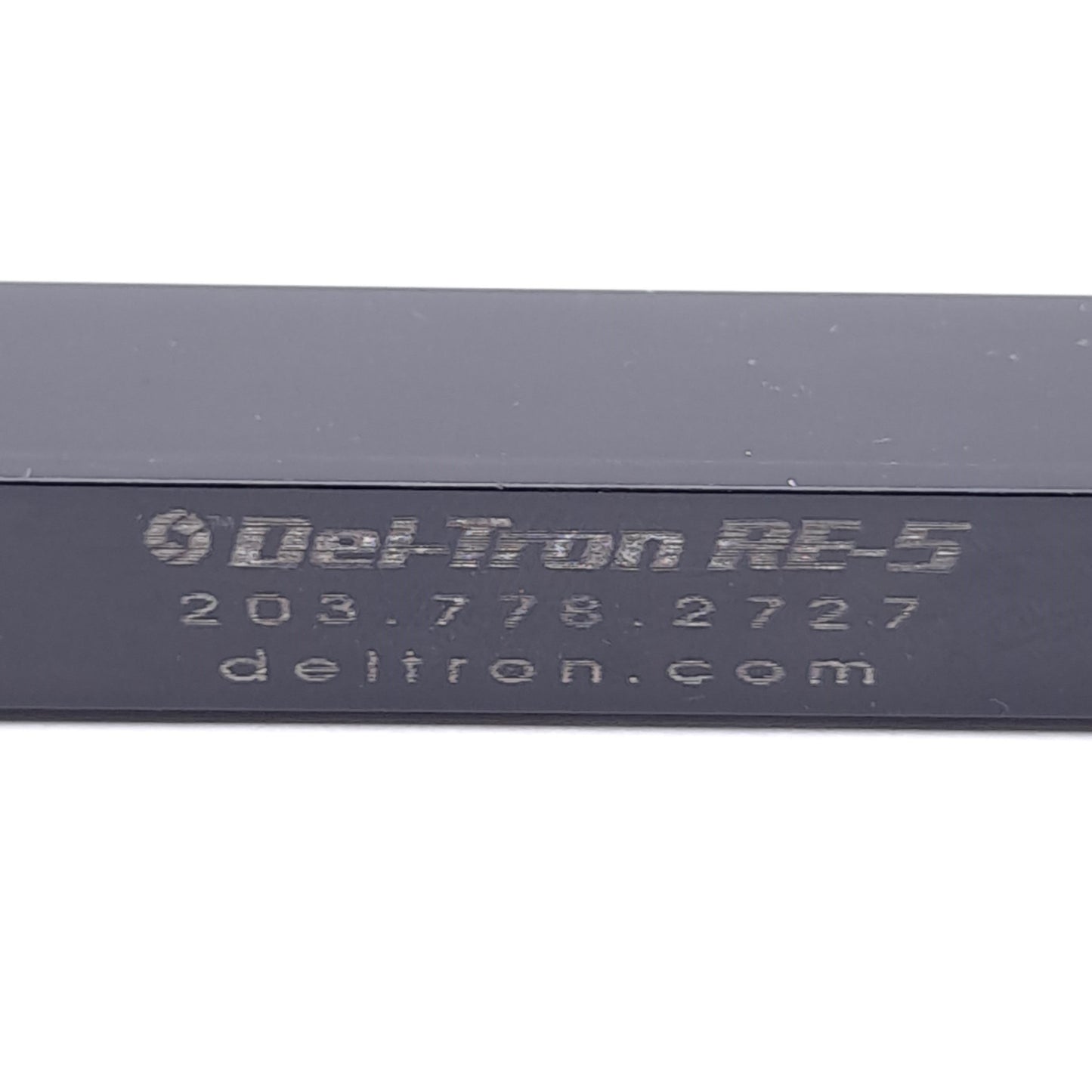 Used Del-Tron RE-5 Crossed Roller Linear Slide, 4in Travel, 104lb Load, 4-40 UNC-2B