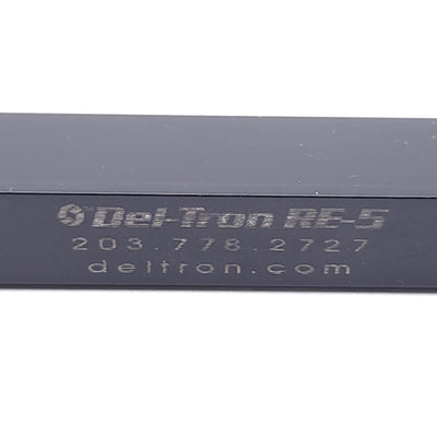 Used Del-Tron RE-5 Crossed Roller Linear Slide, 4in Travel, 104lb Load, 4-40 UNC-2B