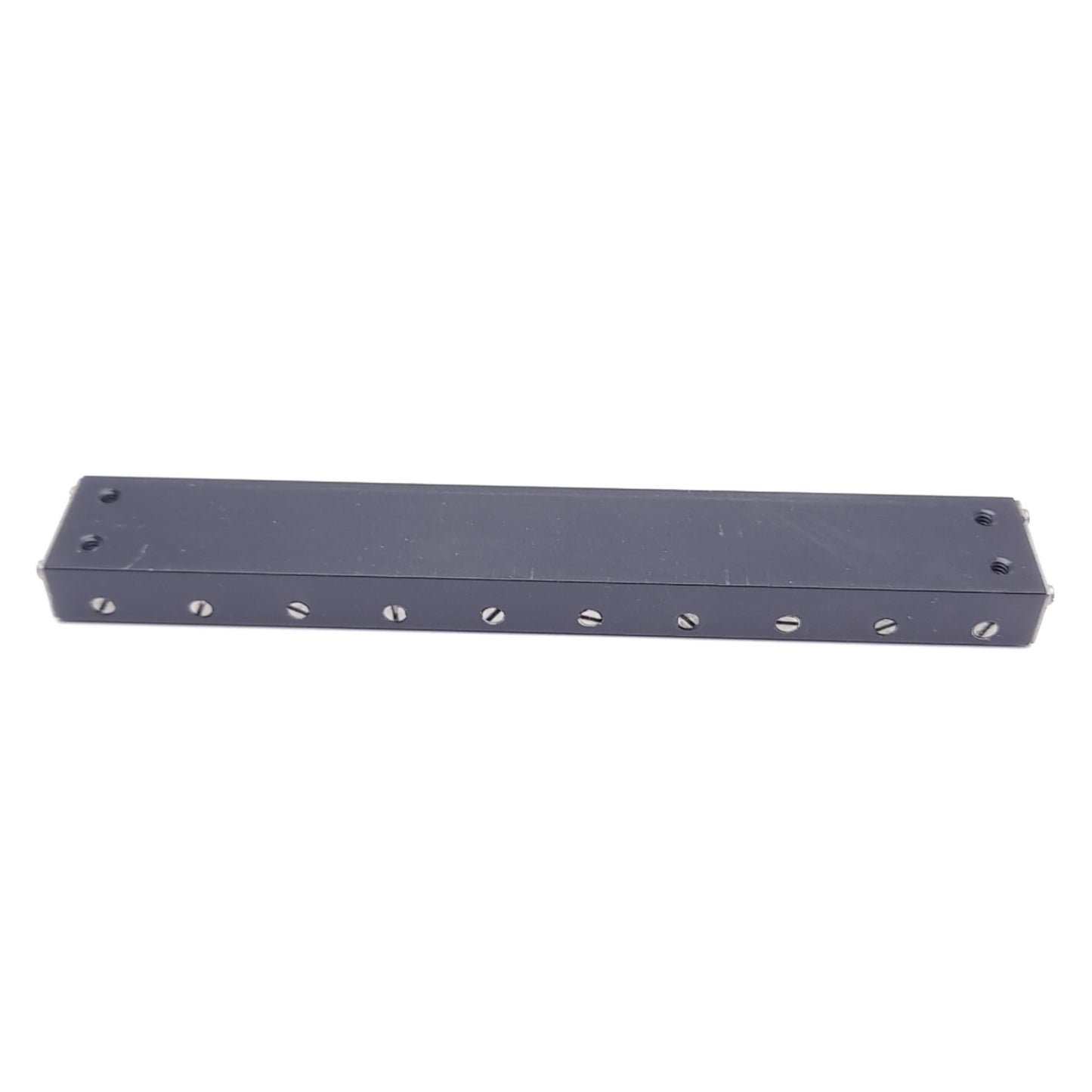 Used Del-Tron RE-5 Crossed Roller Linear Slide, 4in Travel, 104lb Load, 4-40 UNC-2B