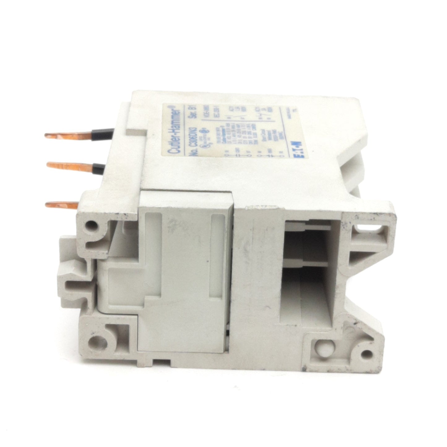 Used Eaton C306DN3 Thermal Overload Relay, NEMA 00/0, 3-Pole, 32A 600VAC Max