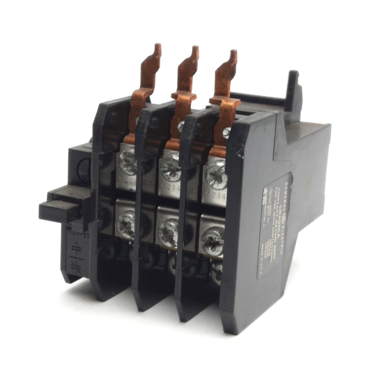 Used General Electric CR4G2CA Magnetic Reset, 3-Pole, NEMA B600, 600VAC/30A Max