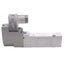 Used SMC SY5140-3DZ Solenoid Valve, 2-Position 5-Port, 0.15-0.7MPa, 110VAC Coil