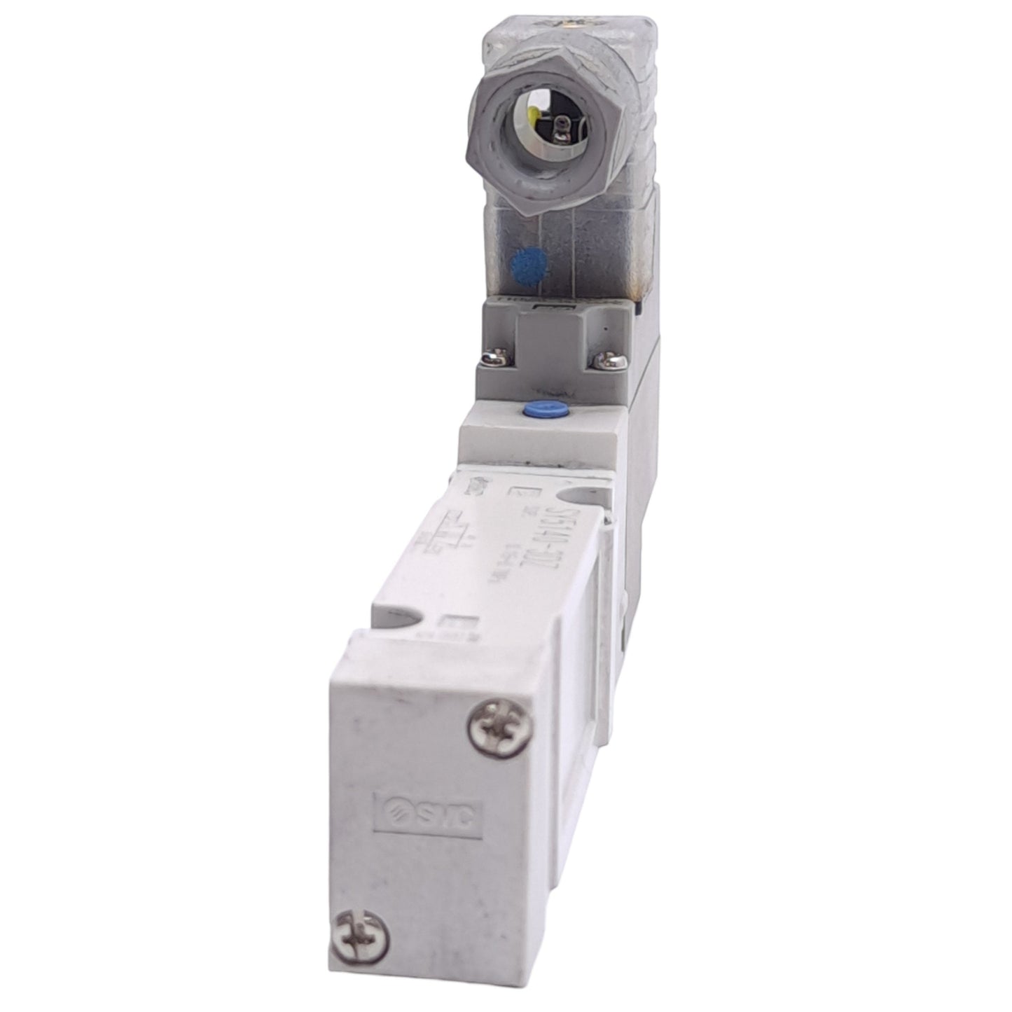 Used SMC SY5140-3DZ Solenoid Valve, 2-Position 5-Port, 0.15-0.7MPa, 110VAC Coil
