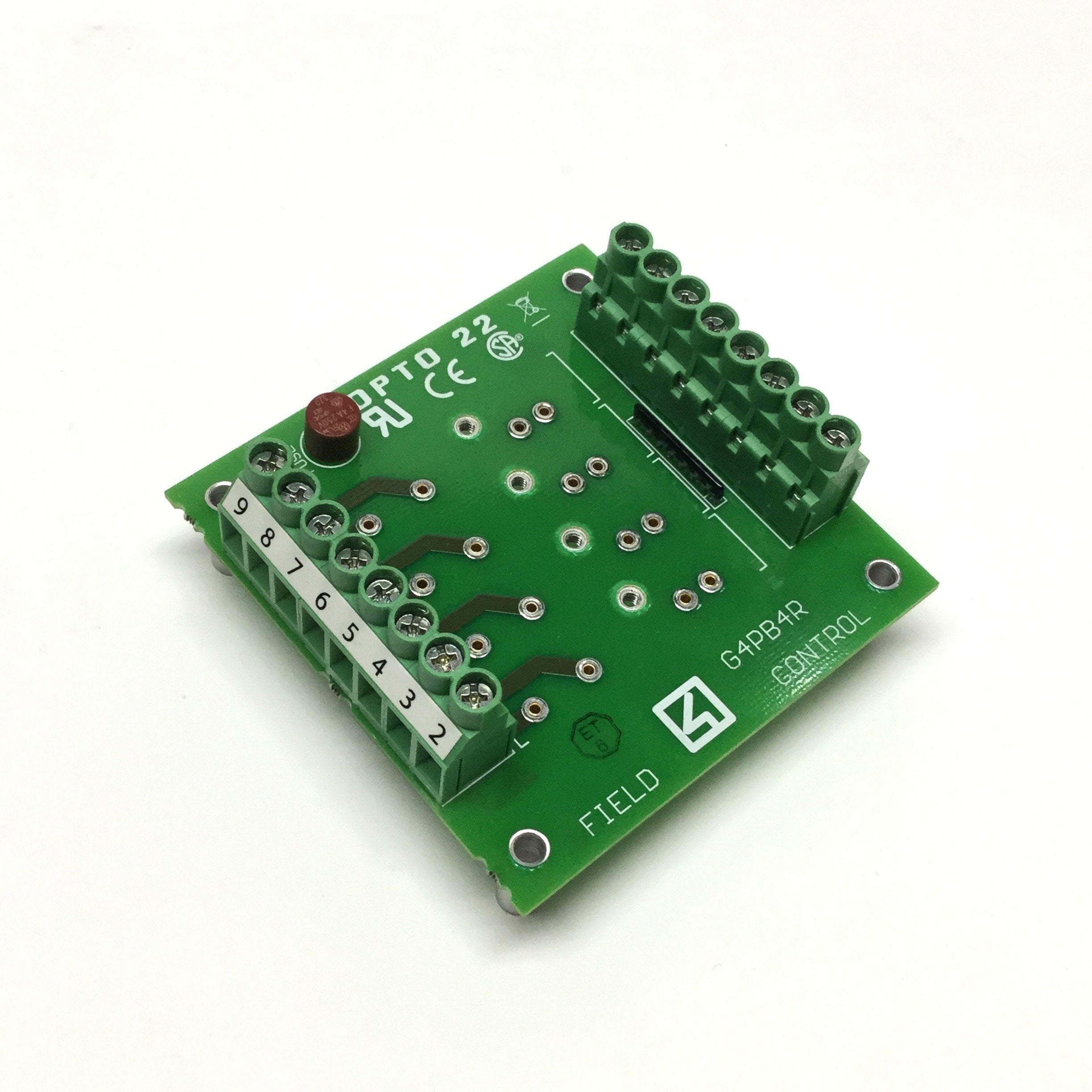 OPTO 22 G4PB4R G4 Output Module Mounting Rack, 4-Channel Board, 5/15/2 ...