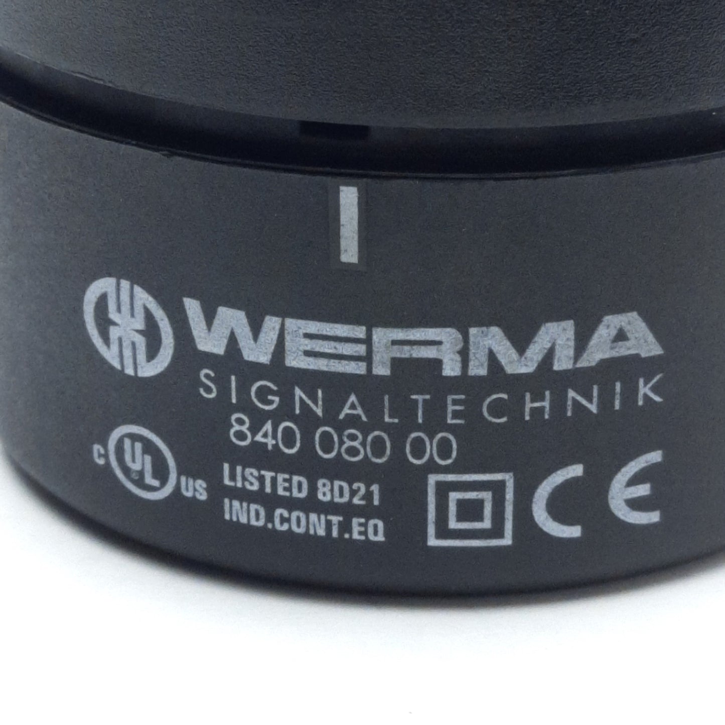 Used Werma 840.080.00 Signal Tower Stack Light Base Module, ø70mm, 240V Max