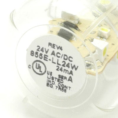 Used Allen Bradley 855E-LL24W Signal Tower Stack Light LED Module, 24V, White