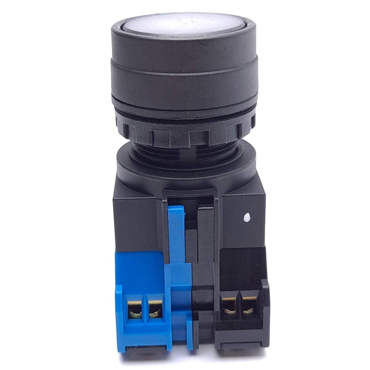 Used IDEC HW1L-M1F01QD-W-24V Pushbutton, 1 NC, Momentary, Illuminated, 24VAC/DC
