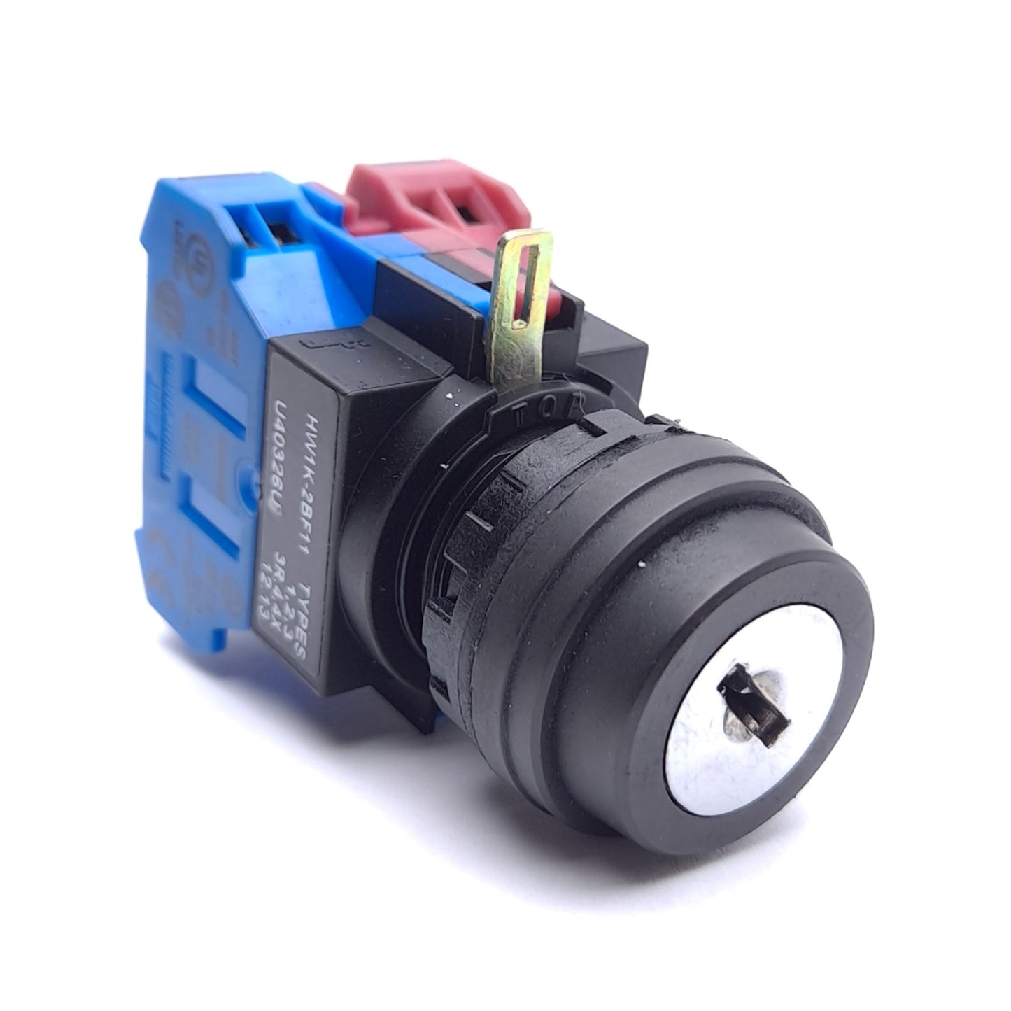 Used IDEC HW1K-2BF11 Selector Switch, 2-Position, 1 NO 1 NC, Maintained, *No Key*
