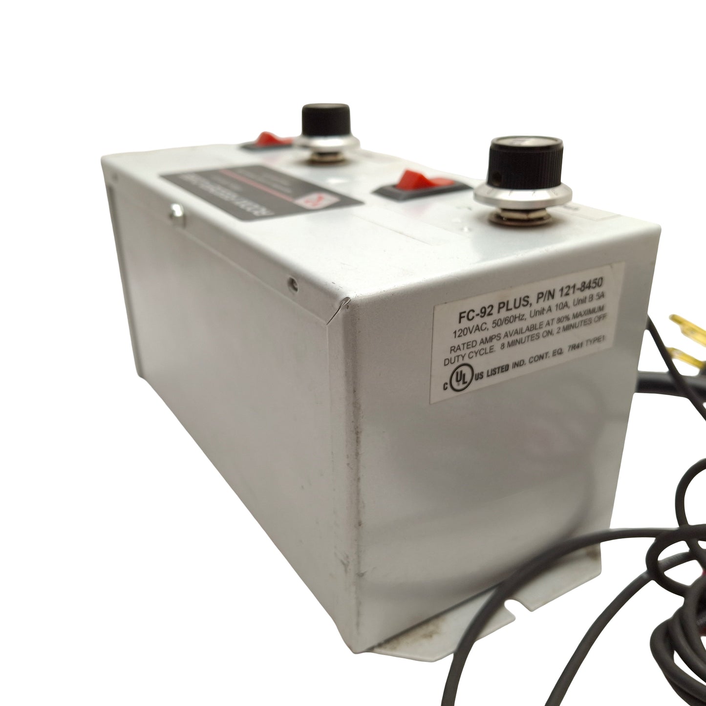 Used Rodix 121-8450 FC-92 Plus Feeder Cube Dual Controller, 120VAC In, 0-120VAC Out