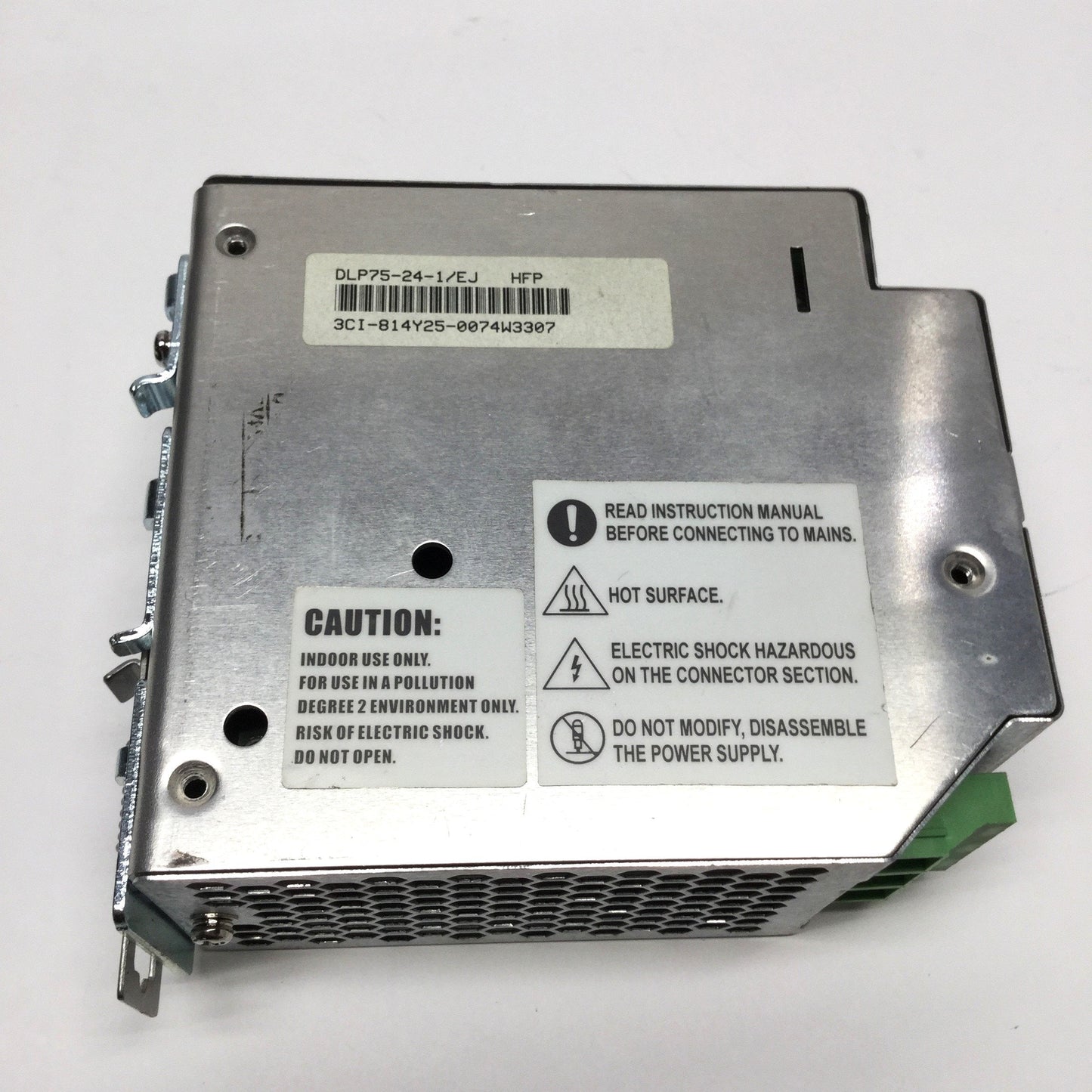 Used TDK Lambda DLP75-24-1/EJ Power Supply 100-120/200-240VAC In, 24VDC 3.1A Out 75W