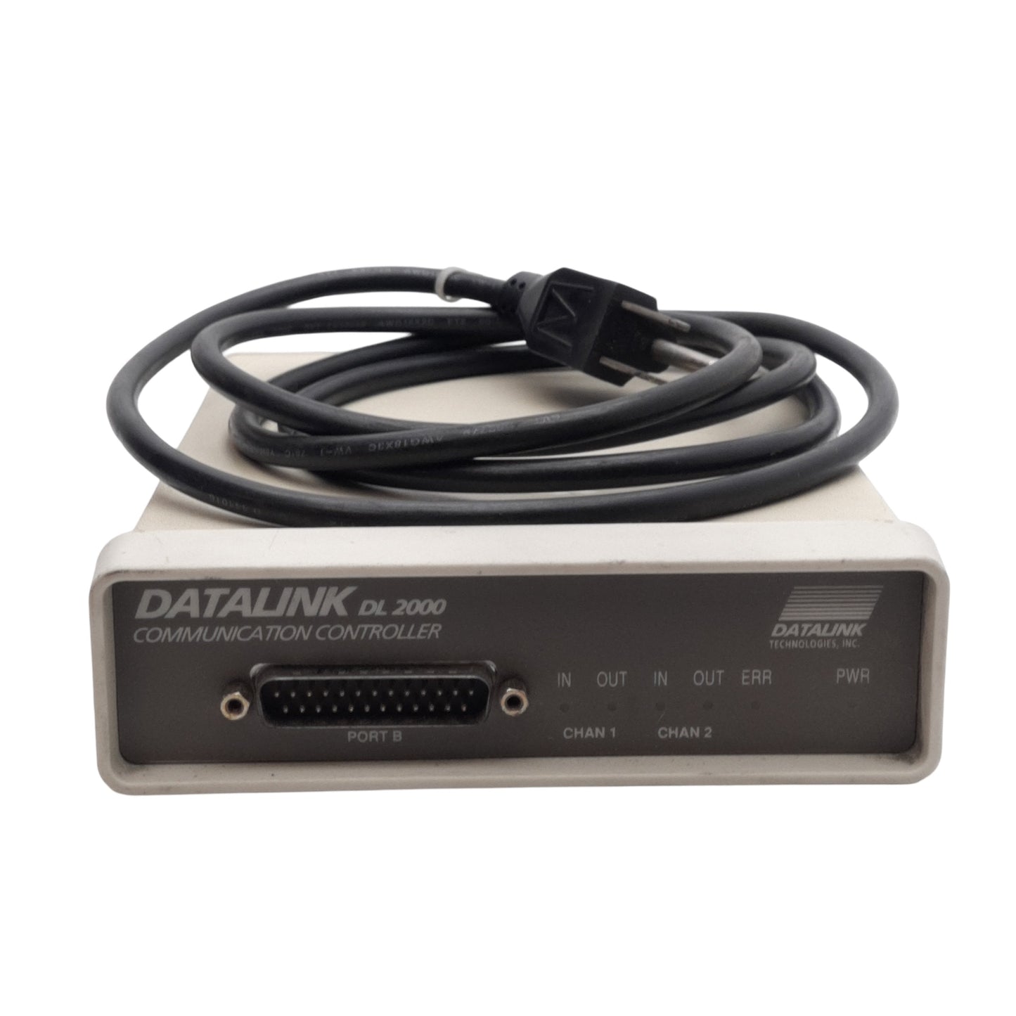 Used Datalink DL2000 Communication Controller 110/220VAC RS232C/422/485 D-Sub 25-Pin