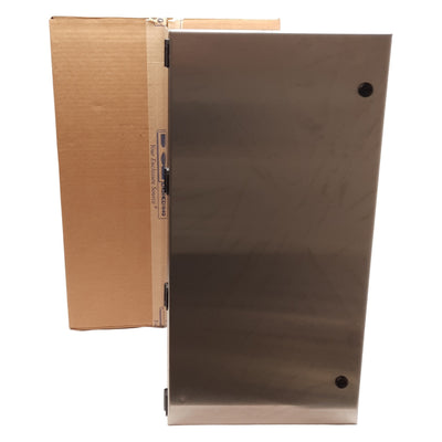 New Saginaw 3072230 Stainless Steel Enclosure, 24 x 12 x 13.25in, NEMA 3R 12 4 & 4X